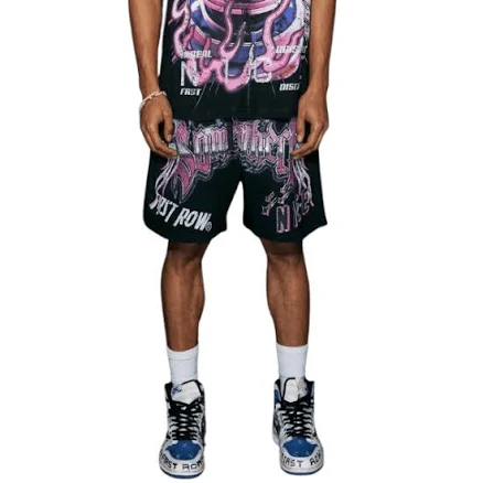 AJ Premium Graphic Print Sweat Shorts