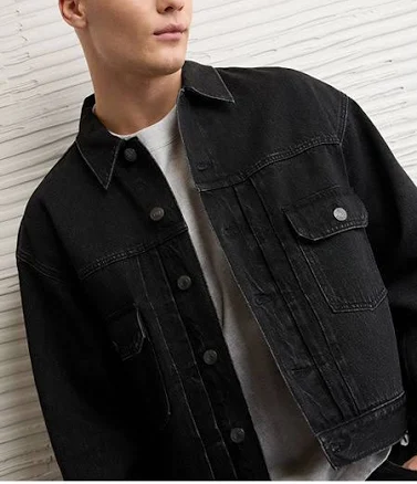 AE Men's Denim Trucker Jacket