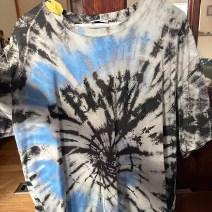 CELINE Men's Loose Tie-dye T-shirt