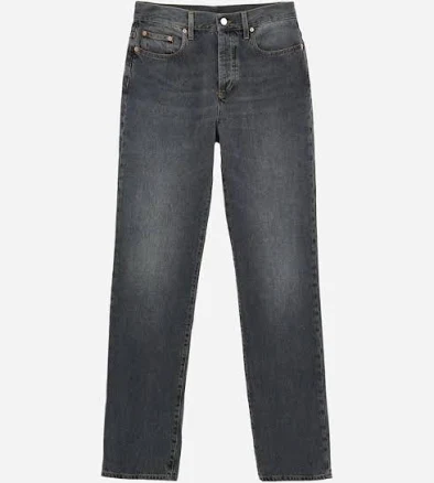 Gucci Women's Embellished Logo Jeans – Grey – L