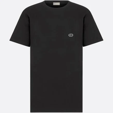 DIOR Men's Fitted Cotton Jersey CD Icon T-Shirt