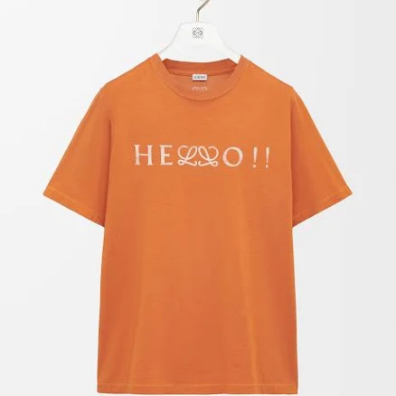 Loewe Men's Regular Fit Cotton Blend T-shirt