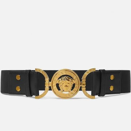 Versace Medusa Leather Belt