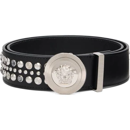 Versace Medusa Biggie Embellished Belt
