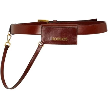 Jacquemus Women La Ceinture Porte Cartes in leather