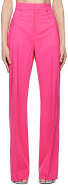 Pink Le Papier 'le Pantalon Sauge' Trousers