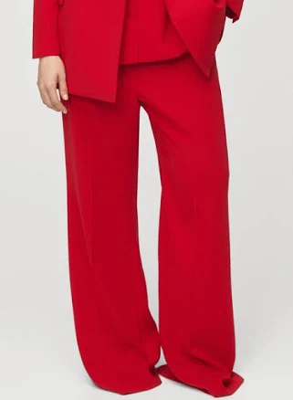 MANGO Iguana High-Waist Flared Pants