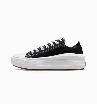 Converse Women's Chuck All Star Platform Move Low Black/white/white