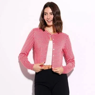 Wild Fable Women's Gingham Cardigan