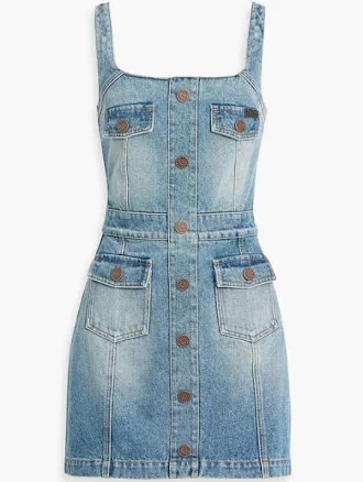 Balmain Sleeveless Denim Dress
