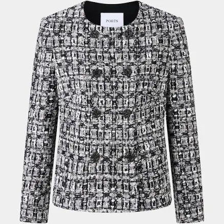 CHIC Double BREASTED TWEED Jacket
