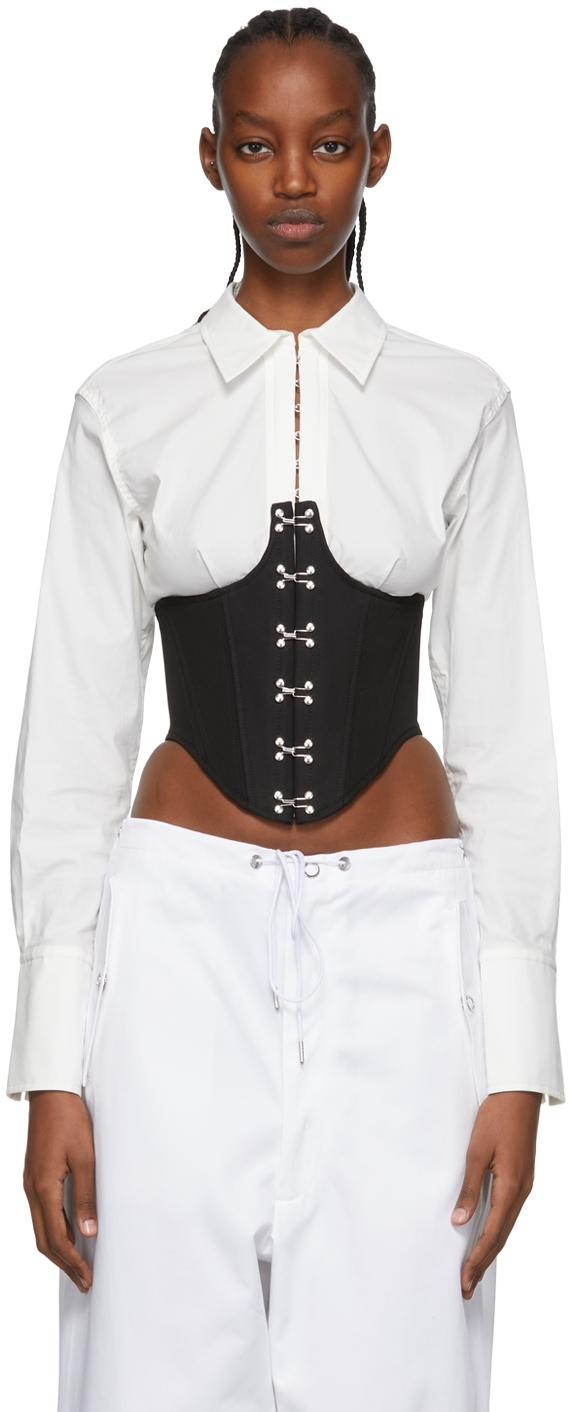 Black Cotton Corset