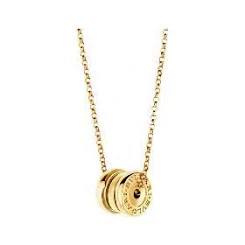 Bvlgari B.Zero1 Mini 18K Yellow Gold Spiral Pendant Necklace