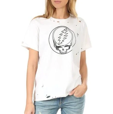R13 Women's Steal Your Face Distressed T-Shirt