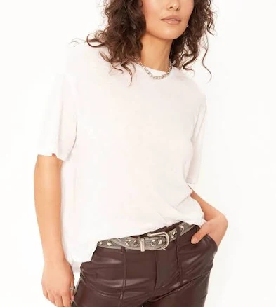 Lola Sheer Side Slit Tee