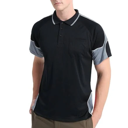 Big Bee Workwear Men's Breathable Short Sleeve Polo Shirt
