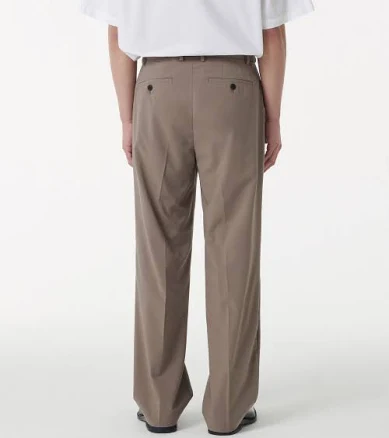 MUSINSA STANDARD Wide Hidden Banding Slacks
