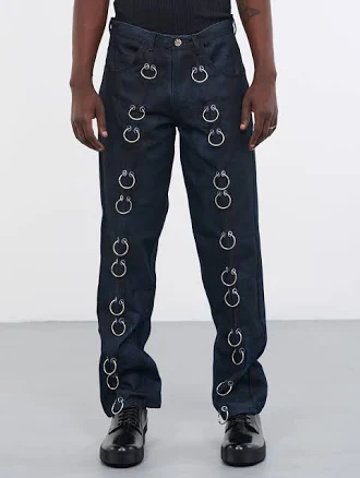 TOKYO JAMES H. Lorenzo Spray Painted Denim Pants