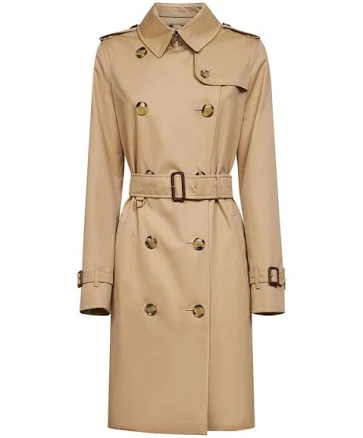 Burberry Women's Long Waterloo Heritage Trench Coat