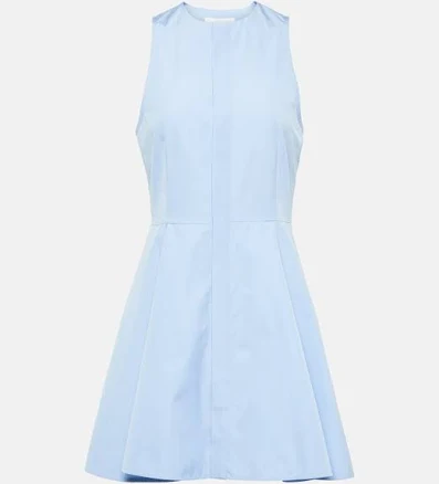 Ami Paris Godet cotton poplin shirt dress Women