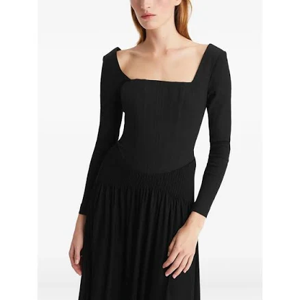 Tory Burch Long-sleeve Midi Dress