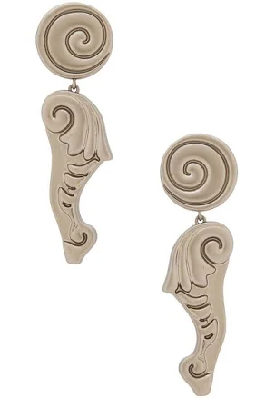 Julietta Sirena Metallic Silver Earrings