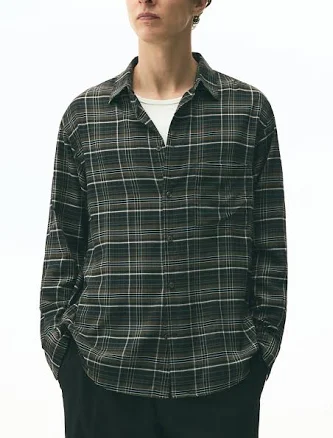 H&M Men's Relaxed-Fit Plaid Shirt