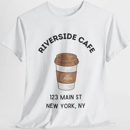 Custom Cafe T-Shirt