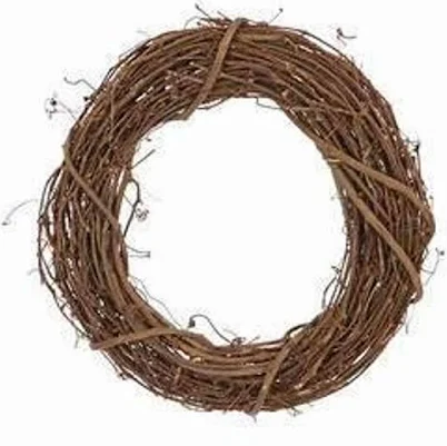 Couronnes de vigne rondes de 14 po