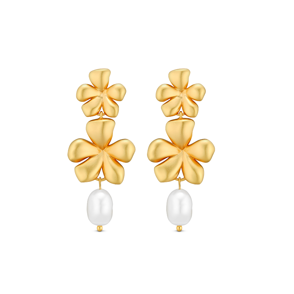 [925 silver] PRIMAVERA 20 GOLD EARRING
