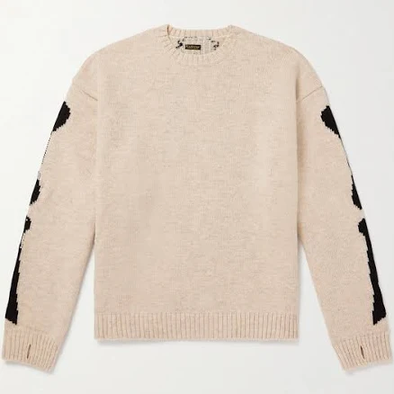 Oversized Intarsia Wool Sweater