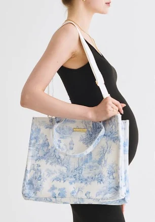 [FINAL SALE] TOILE CANVAS BAG ONE SIZE / BABY BLUE