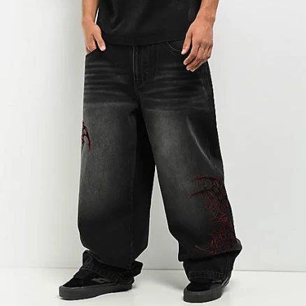 Vitriol Void Cryptic Ultra Wide Denim Jeans