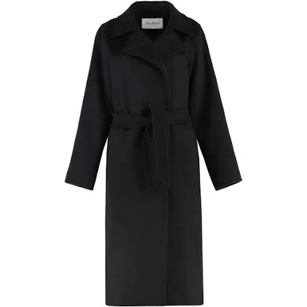 Max Mara - Manuela belted coat - women - Camel Hair - 44 - Black