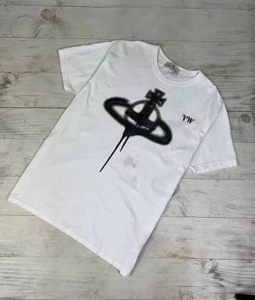 Vivienne Westwood Spray Orb T Shirt Men Size 2xl White