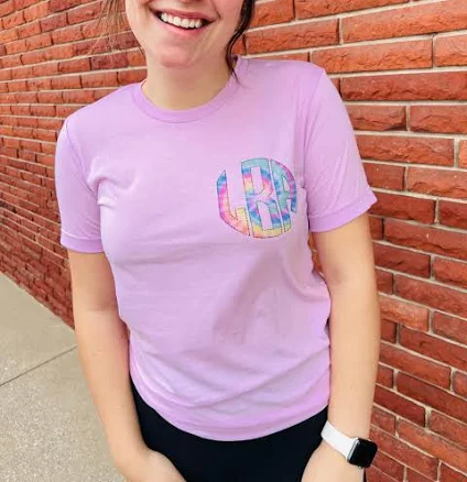 Tie Dye Monogram Tee