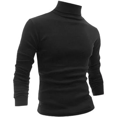 Lars Amadeus Men's Slim Fit Long Sleeve Turtleneck Sweater