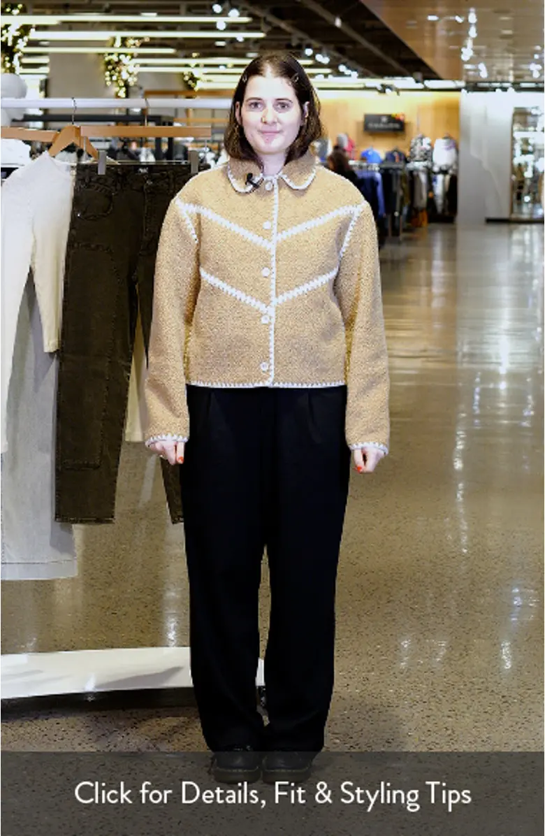 Ellison Whipstitch Detail Jacket