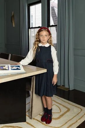 Piped Navy Jumper