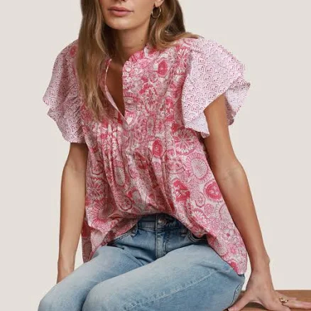 Maeve Pin-Tuck Blouse