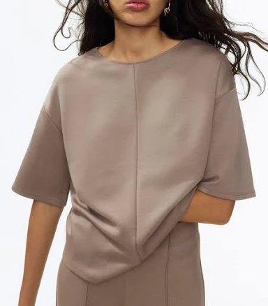 H&M Ladies Boxy Jersey Top