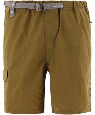 And Wander Taffeta Hiker Belted Shorts - S