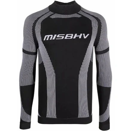 Misbhv Logo-Print Long-sleeved Top