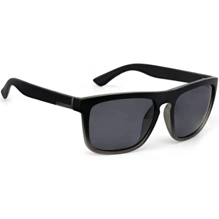Shadedeye Polarized Square Black Smoke Sunglasses
