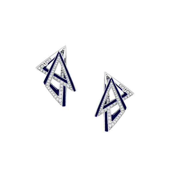 Stephen Webster Vertigo Acute Pave Hoops