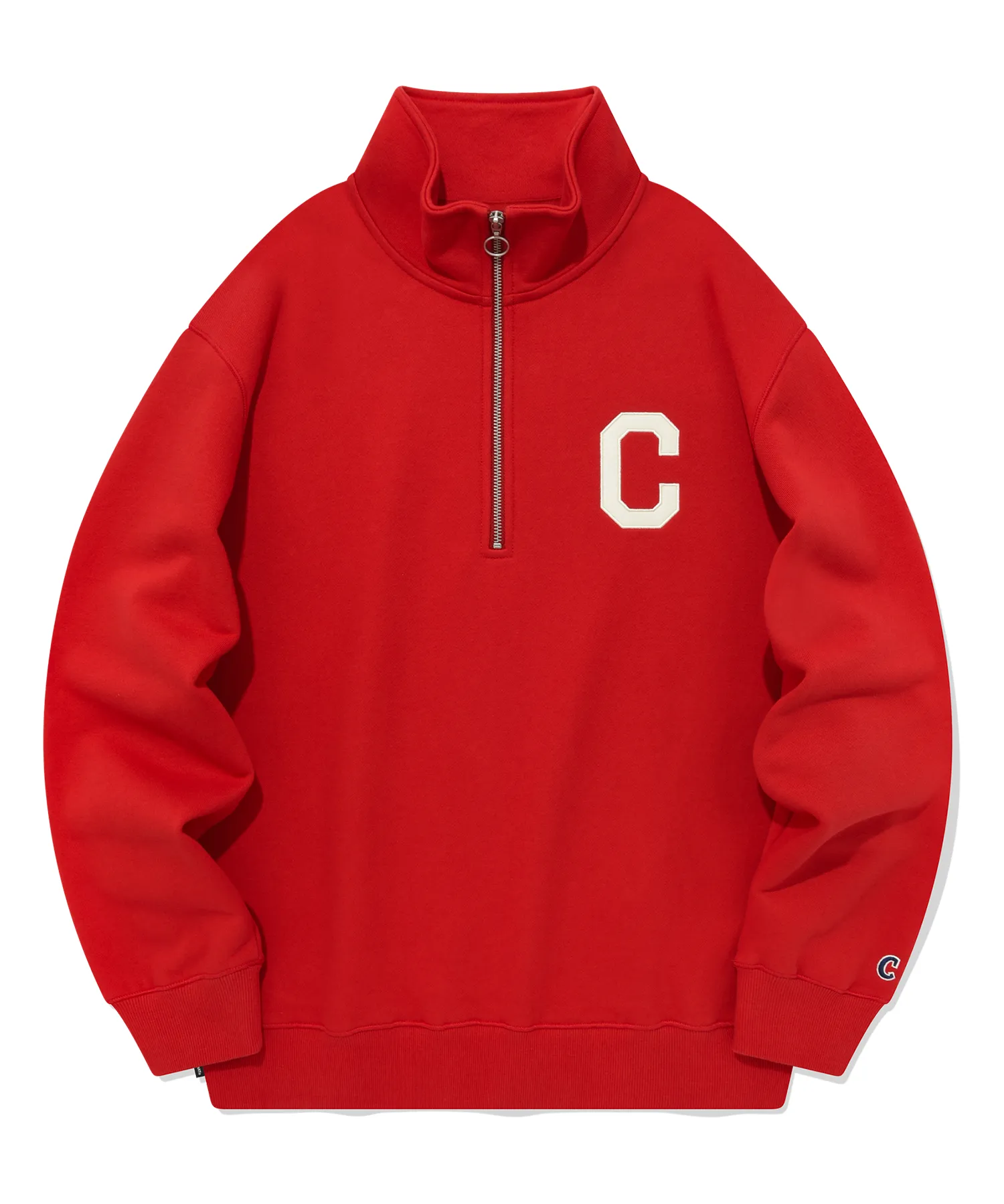 C Logo Half Zip-up Sweatshirt
