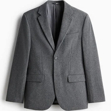 H&M Men's Regular Fit Wool-Blend Jacket