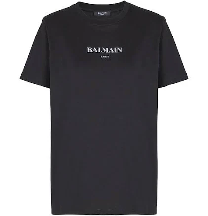 Balmain Women's Logo Graphic Short-Sleeve T-Shirt