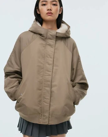 H&M Ladies Oversized Bomber Jacket