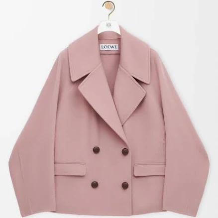 Loewe Short Coat In Wool for Woman